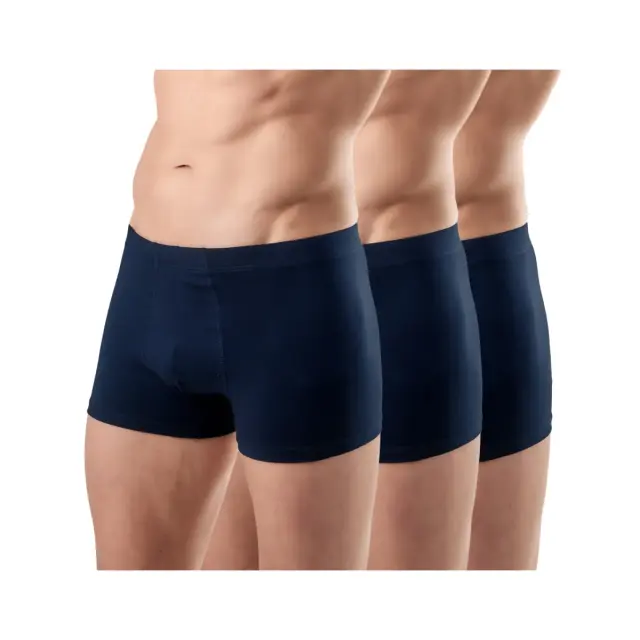 FMS Ανδρικό Boxer Classic Short Εφαρμοστό - Τριπλό Πακέτο, Χρώμα Σκούρο Μπλε