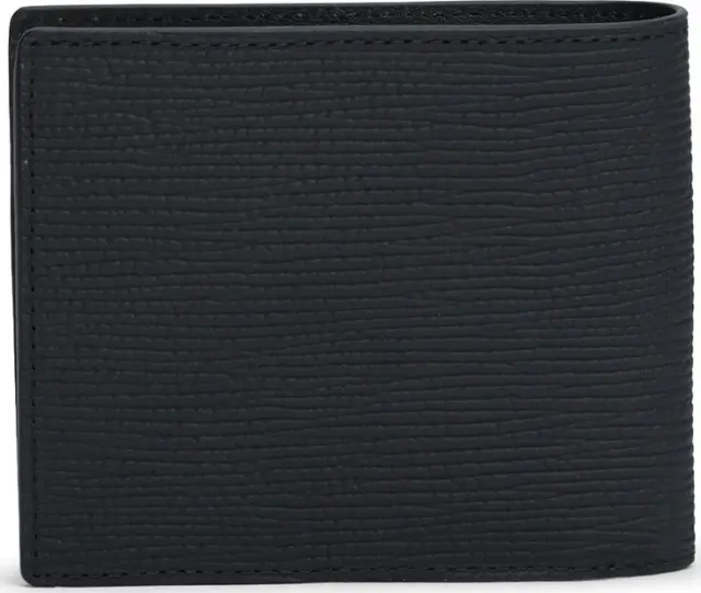 Tommy Hilfiger Ανδρικό Μικρό Πορτοφόλι TH Business Saffiano CC & Coin Σκούρο Μπλε 2