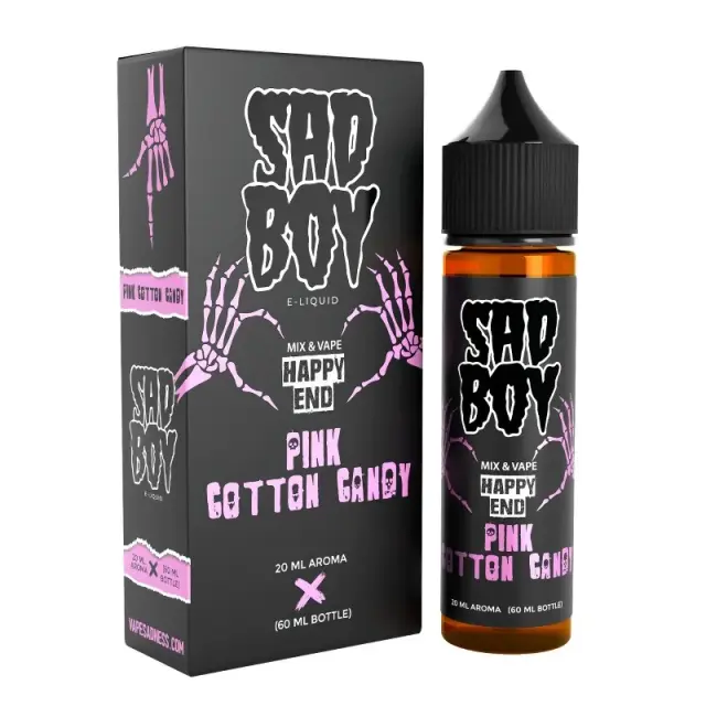 Pink Cotton Candy 20ml (60ml) - Sad Boy Flavorshots
