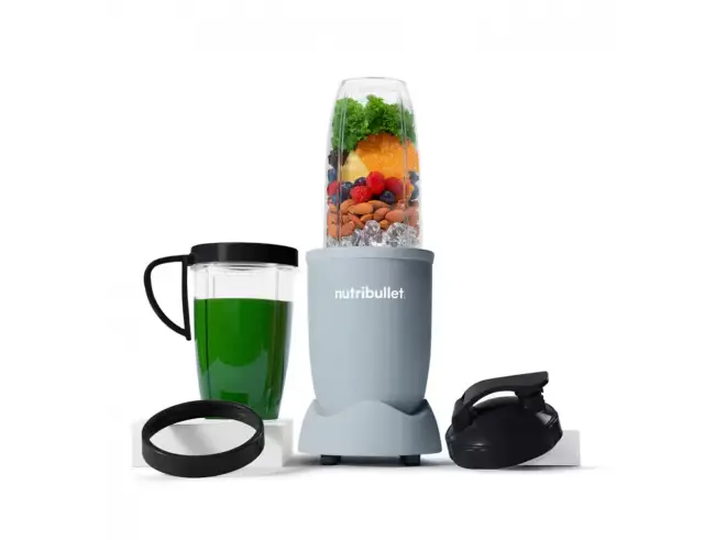 Μπλέντερ Nutribullet Pro 900 NB907MASL με ισχύ 900W, χωρητικότητα 900ml και 1 ταχύτητα - Matte Slate NB907MASL