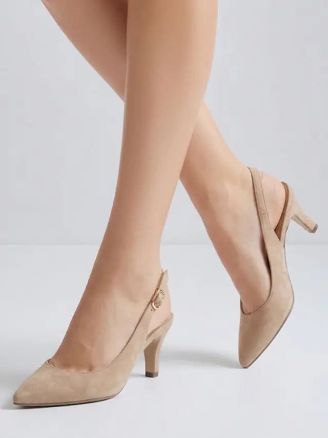 Gabor Γόβες Γυναικείο δέρμα Nubuck Μπεζ GAB/81590 14-SAND 2