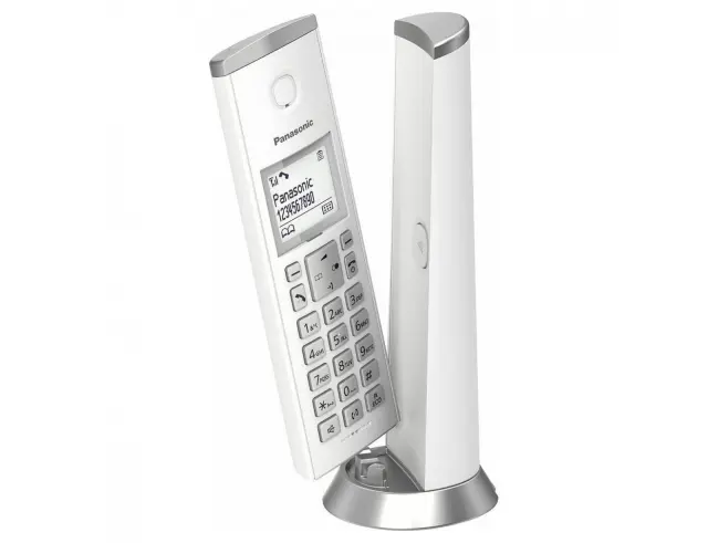 Ασύρματο Ψηφιακό Τηλέφωνο Panasonic KX-TGK210GRW Λευκό Φραγή ενοχλητικών Κλήσεων και Λειτουργία Eco