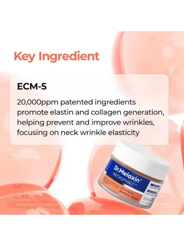 Dr.Melaxin Necksphalt ECM Ceramide Neck Cream 50g για Σύσφιξη και Λείανση Λαιμού 3