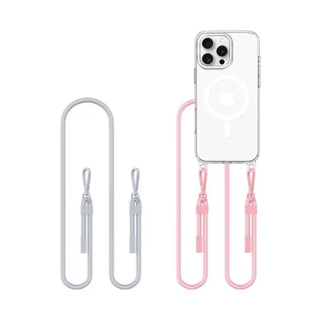 Tech-Protect Θήκη Κινητού iPhone 16 Pro FlexAir Chain Magsafe Gray / Pink