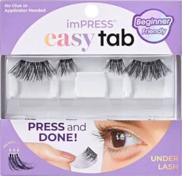 Kiss Impress Press on Falsies Easy Tab Αυτοκόλλητες Βλεφαρίδες 20τμχ - 03 Wispy