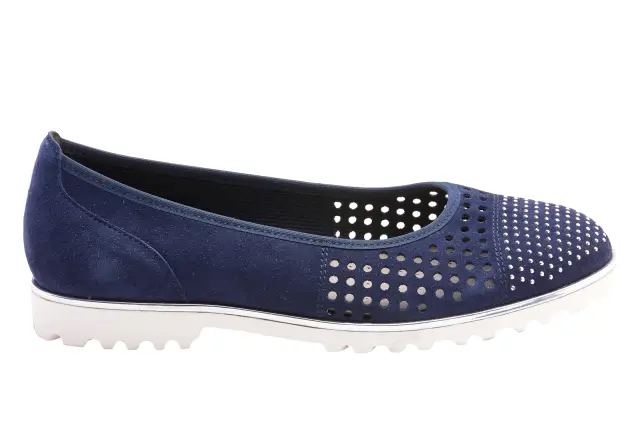 Gabor Μπαλαρίνες Γυναικείο δέρμα Nubuck Μπλέ GAB/83102 18-BLUE - 35,5 3
