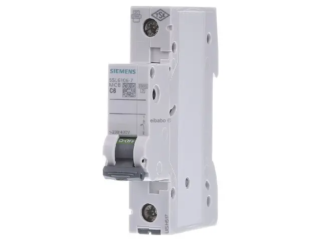 Miniature circuit breaker 230/400 V 6 kA, 1-pole, B, 4 A
