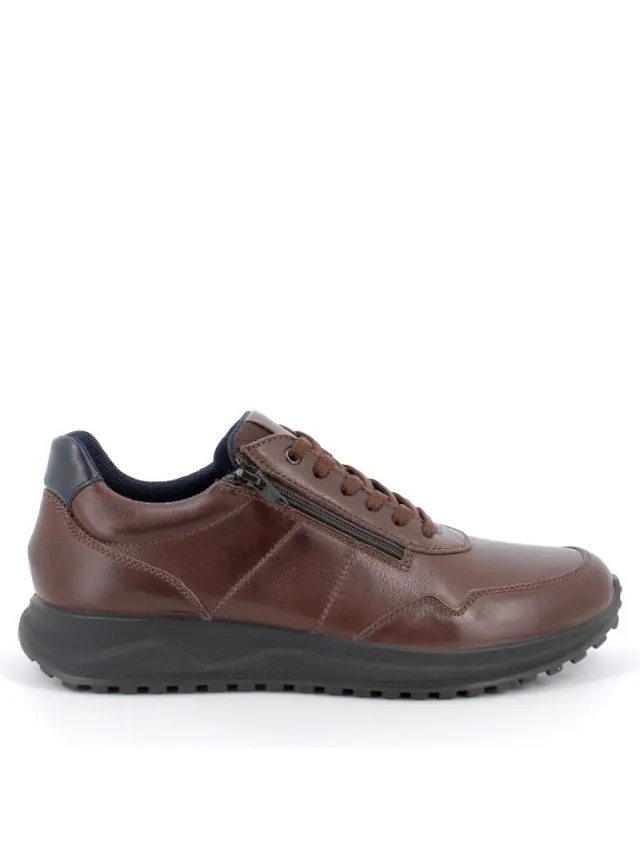 Imac Sneakers Ανδρικό δέρμα Καφέ IMA/853560 CUOIO 2
