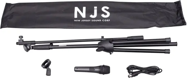 NJS Professional Complete Microphone Stand Kit with Carry Bag (NJSKIT10) 3