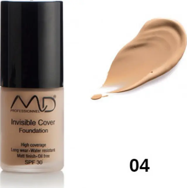 Invisible Cover Foundation 15ml 04 Honey
