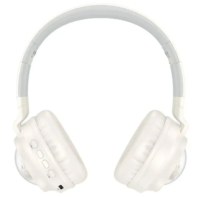 Hoco Ασύρματα/Ενσύρματα Over Ear Ακουστικά Άσπρα W50 2