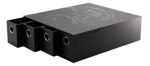 Dragon Shield Storage - Card Drawers Fortress - Horizontal - 4 - Black