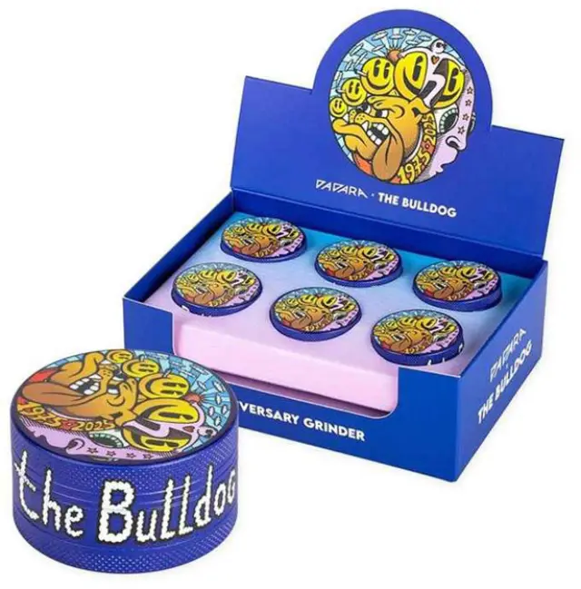 The Bulldog Amsterdam Grinder Μεταλλικό Μπλε 48mm - Dadara 3 Parts 2