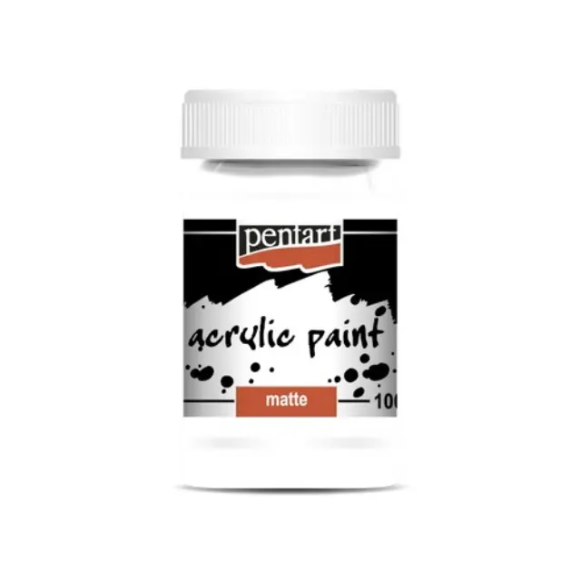 Χρώμα ακρυλικό Pentart 100ml, Titan White