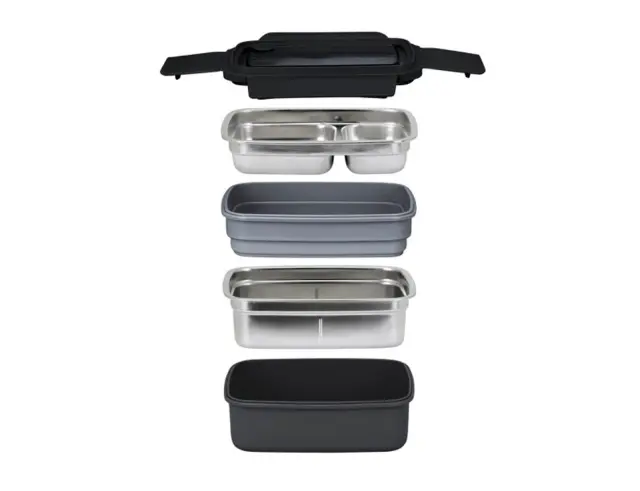 Δοχείο Φαγητού Lunch Box Livoo MEN406N με χωρητικότητα 1000ml - Black MEN406N 2