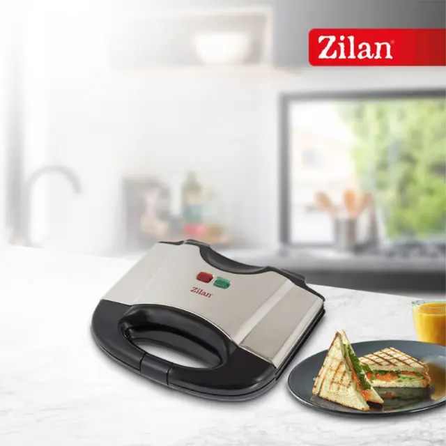 Zilan Τοστιέρα - Γκριλιέρα 2 θέσεων 750W ZLN8143 3