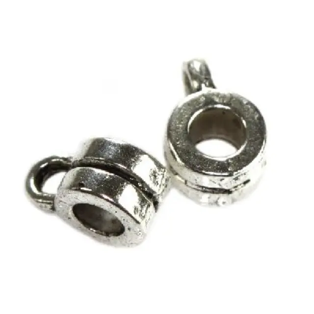 Μεταλλική Χάντρα Modular Με Κρίκο 6x4.2mm ~50τεμ