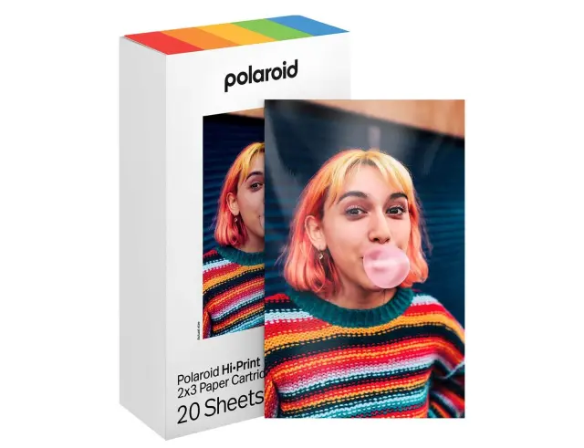 Αυτοκόλλητο Φωτογραφικό Χαρτί Polaroid Hi Print 2x3, με μέγεθος 8.6x5.4cm - 20 Φύλλα6355