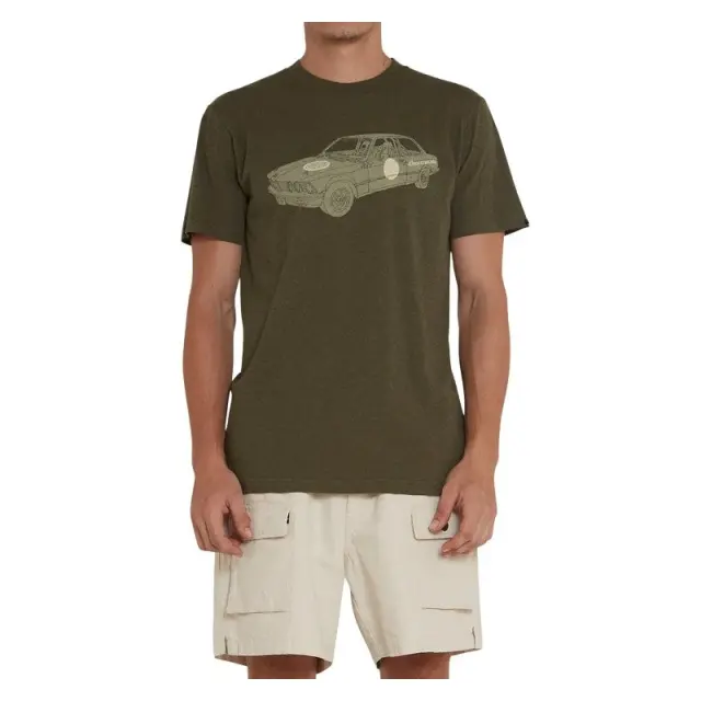 Deus Ex Machina Rallyeye Tee Smoke Khaki - XL