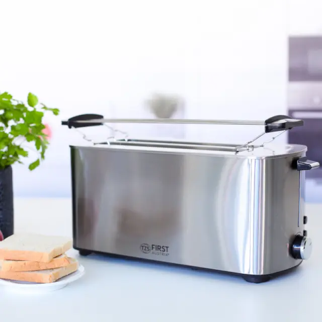 Φρυγανιέρα 4 Θέσεων Σε 2 Εγκοπές Inox 1400W FIRST AUSTRIA FA-5367-5 2