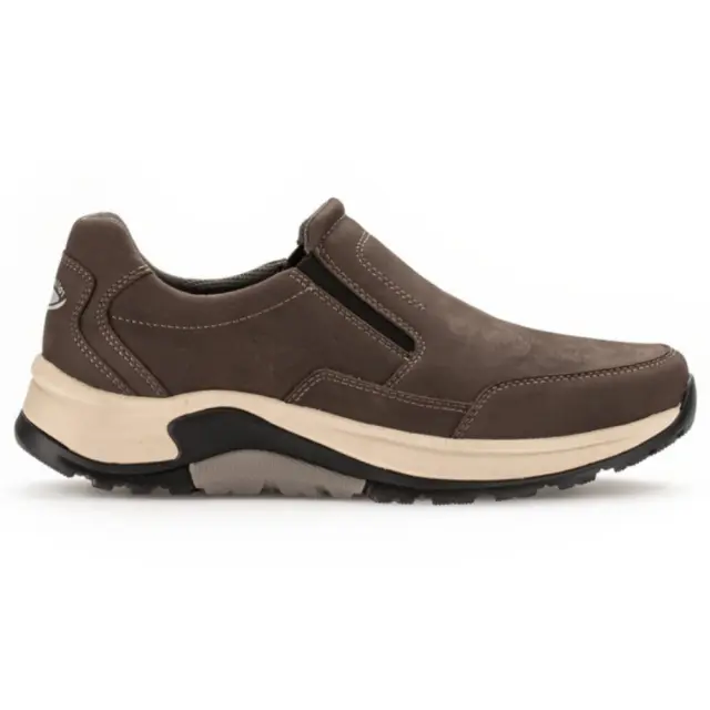 Pius Gabor Μοκασίνια-Loafers Ανδρικό δέρμα Nubuck Καφέ PGA/800020 02-MOCCA