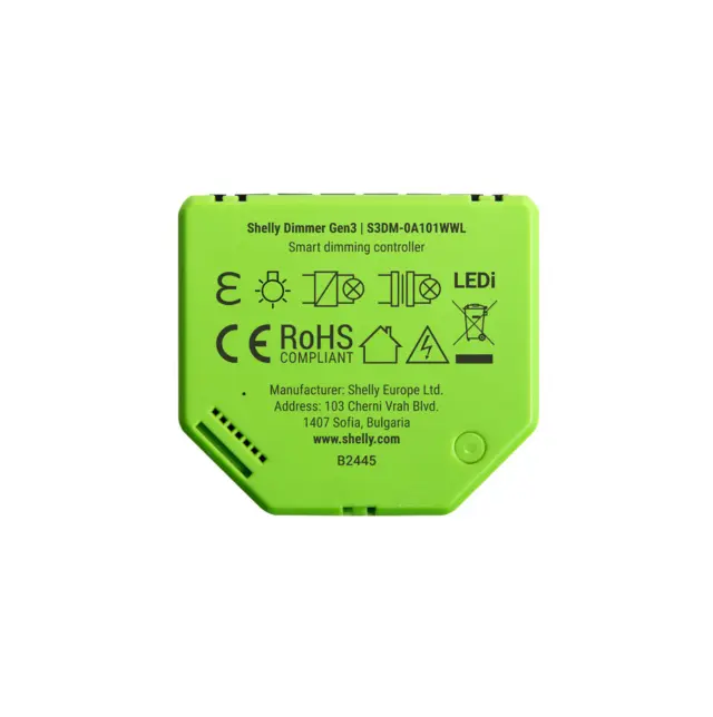 3800238070526 | Shelly Dimmer Gen3 - EAN 3800238070526 3