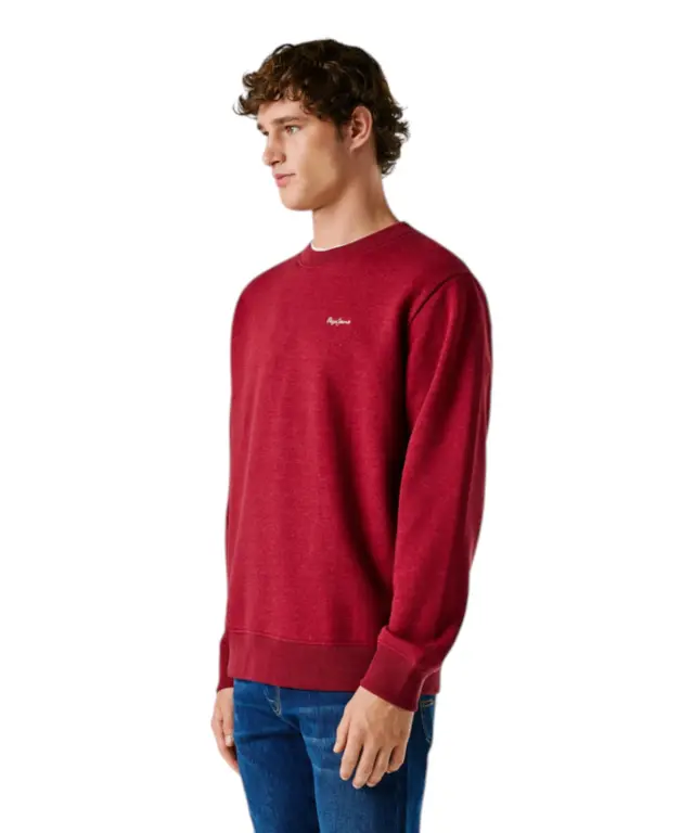 Pepe Jeans - Ανδρική Μπλούζα Φούτερ Griffin PM5800073-287 Κόκκινο - 2XL 3