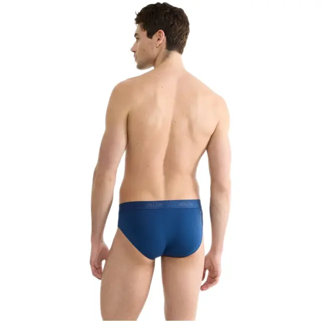 Sloggi Ανδρικό Slip SLG Base - Διπλό Πακέτο, Χρώμα Black Combination - S 3