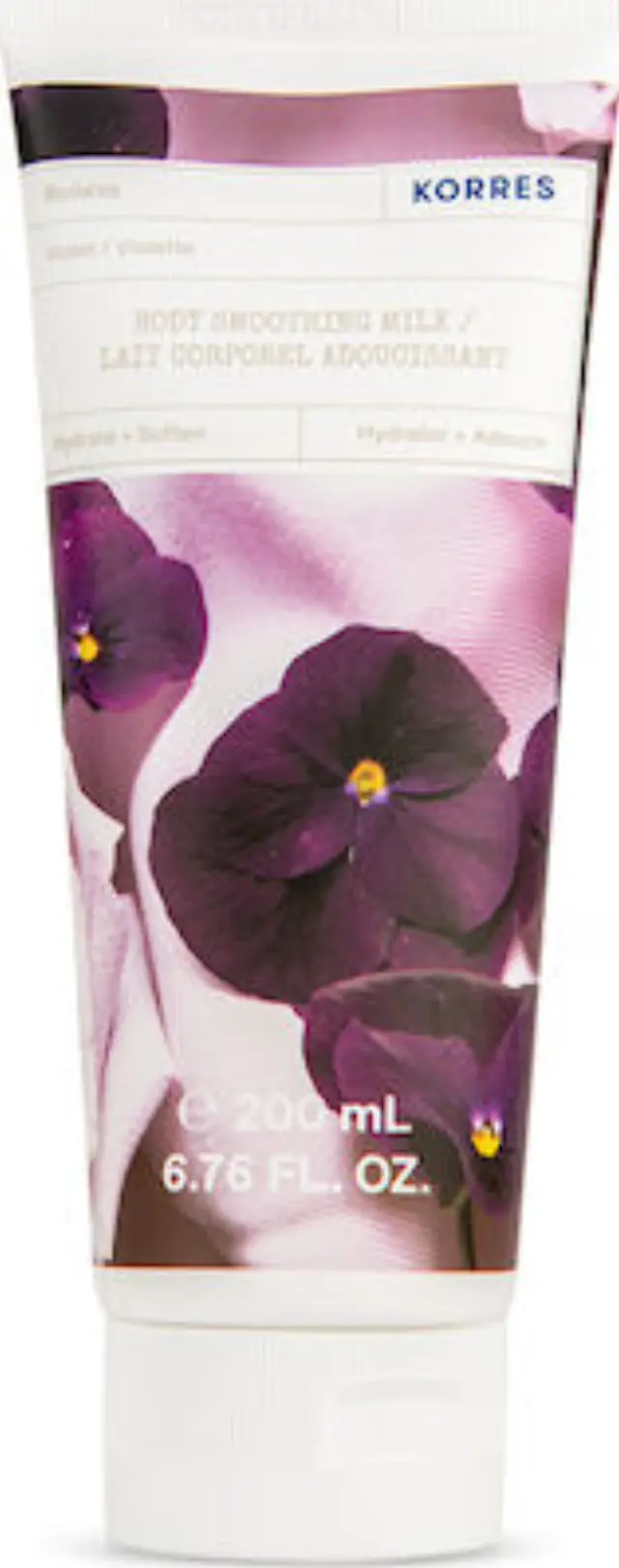 Korres Body Smoothing Violet Ενυδατική Lotion Σώματος 200ml