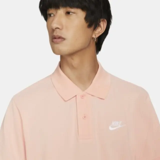 Nike Sportswear Polo T-Shirt (CJ4456-800) - Ροζ - XXL 3