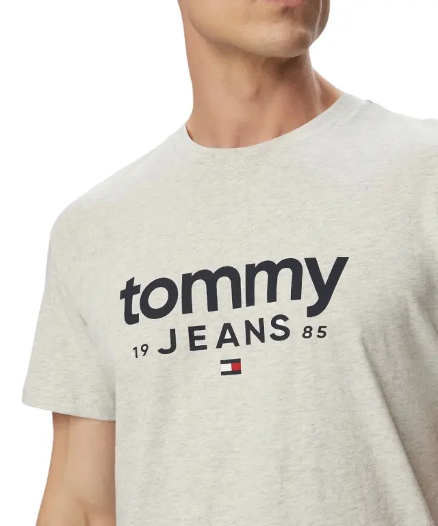 Tommy Hilfiger - Ανδρικό T-shirt Graphic Slim Fit DM0DM23376-P08 Γκρι 3