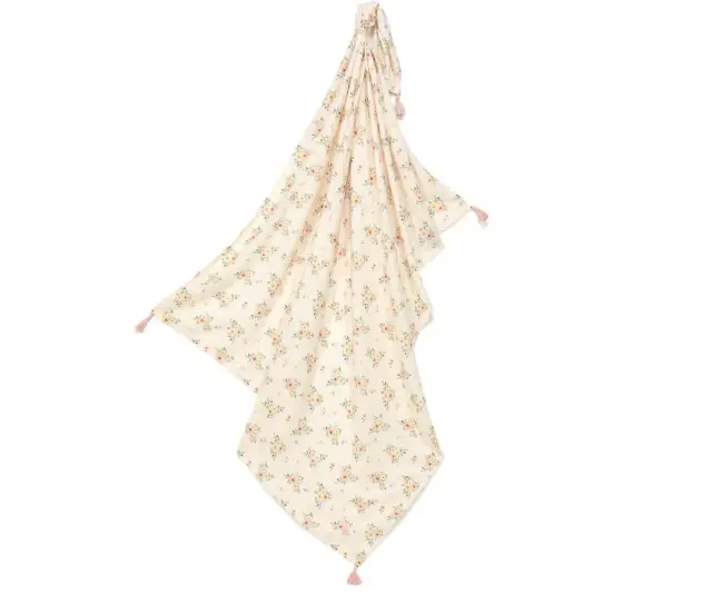 Bamboo Κουβερτα Swaddle English Garden