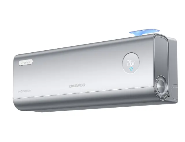 Κλιματιστικό Inverter Daewoo DAC-12FRESH με Wi-Fi, απόδοση 12000 Btu και ενεργειακή κλάση A++/A+++ - SilverDAC-12FRESH - 27.5x79x19.2cm 2