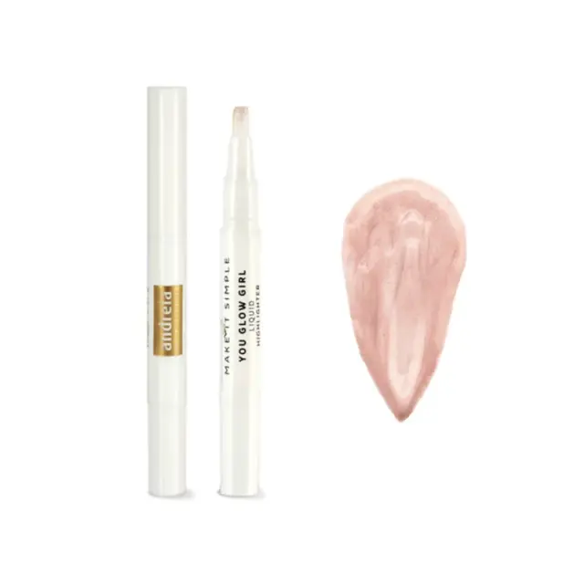 Andreia You Glow Girl Liquid Highlighter 01-Ροζ