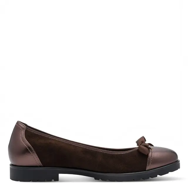Μπαλαρίνα δερμάτινη Comfort Tamaris - 42 3