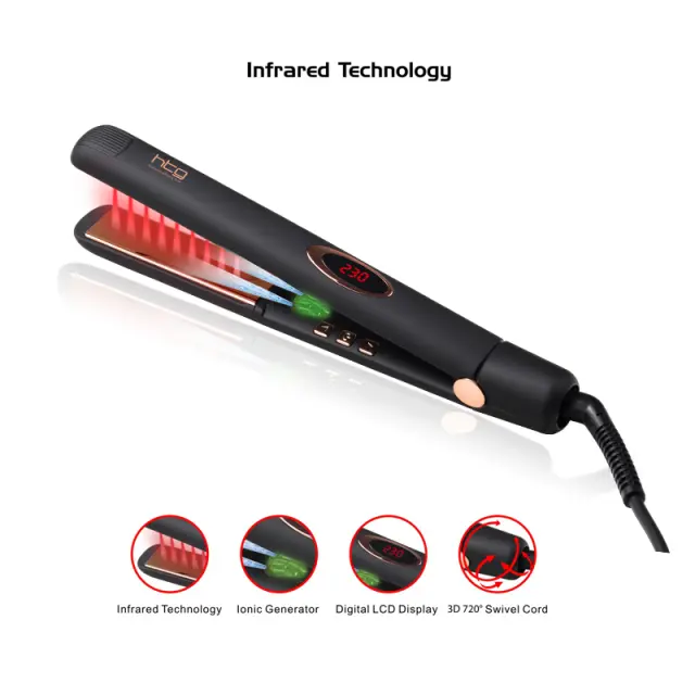 HairTech Infrared HT089 Επαγγελματική Πρέσα Μαλλιών Ceramic Ionic 25mm 2