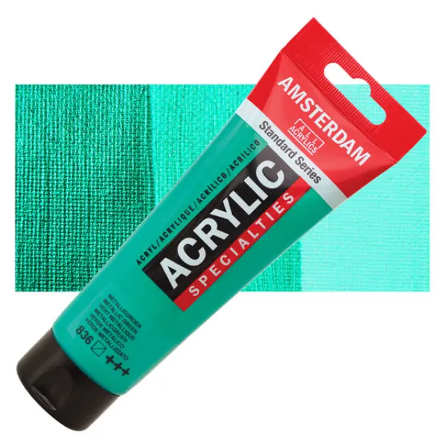 Ακρυλικό Talens Amsterdam 836 Metallic Green - 120ml