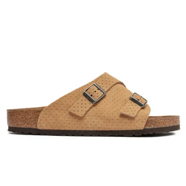 Birkenstock Πέδιλα Γυναικείο δέρμα Nubuck Μπεζ BIR/ZURICH 1027036 BEIGE