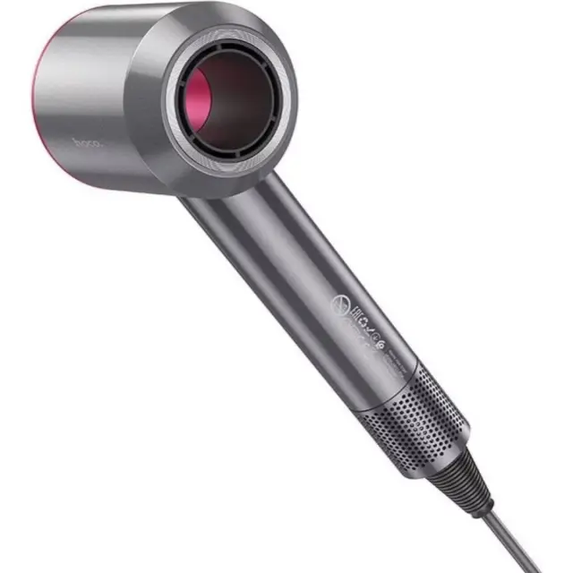Hoco Ionic Πιστολάκι Μαλλιών Ταξιδίου 1600W Ροζ HP11 2