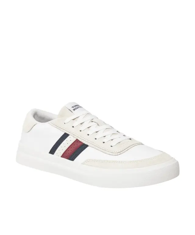 Tommy Hilfiger - Ανδρικά Sneakers Th Cupset Rwb Lth FM0FM04975-YBS Λευκό 2