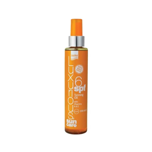 Intermed Luxurious Tanning Oil Αντηλιακό Λάδι Σώματος SPF6 200ml