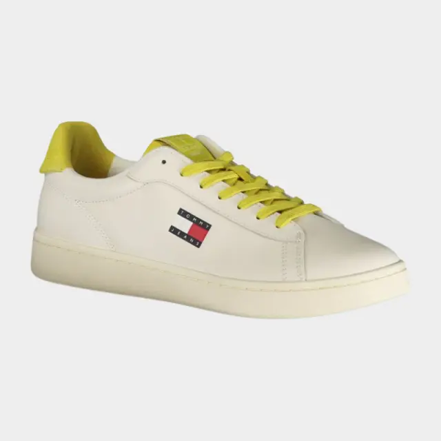 Tommy Hilfiger - Ανδρικά Sneakers Th Archive '98 EM0EM01596-0K4 Λευκό/Κίτρινο - 46 3