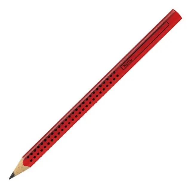 Faber-Castell Μολύβι Jumbo Grip 2001 Κόκκινο 111921/ 12310627 (Faber Castell)