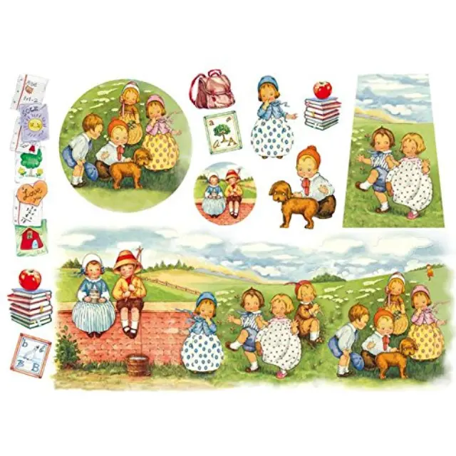 Ριζόχαρτο Stamperia - Sweet Babies - 48x33cm