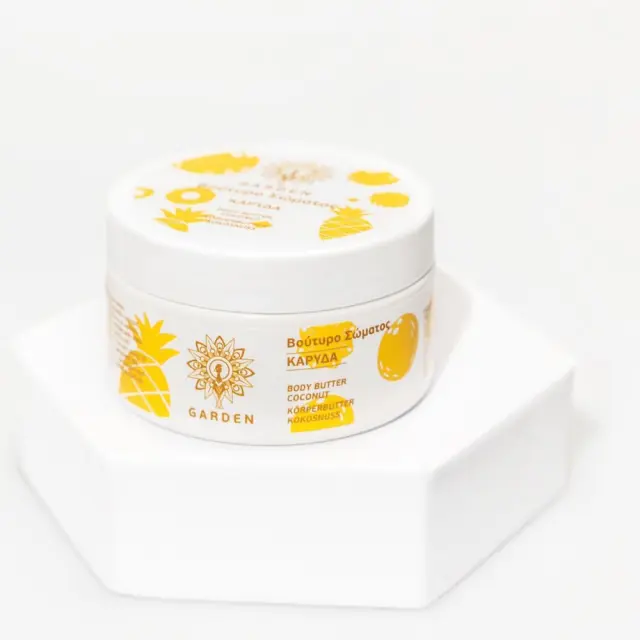 GARDEN Ενυδατικό Butter Σώματος με Aloe Vera & Άρωμα Καρύδα για Όλες τις Επιδερμίδες 100ml