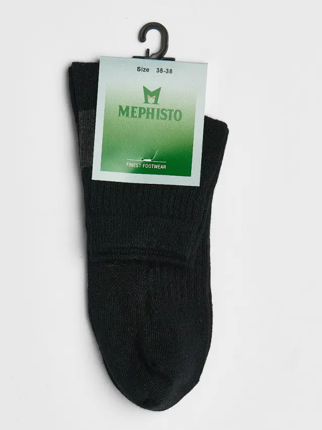 Mephisto Κάλτσες Unisex 80% Βαμβάκι 17% Πολυαμίδιο 3% Ελαστικό Μαύρο MEP/SOLE SPORT BLACK 2