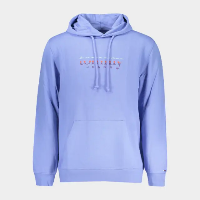 Tommy Hilfiger - Ανδρικό Φούτερ με Κουκούλα Terry DM0DM22642-C58 Μπλε - 2XL