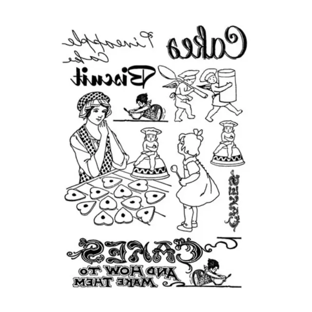 Χαρτί Stamperia Transfer Paper A4 - Cake Angels - 2τεμ
