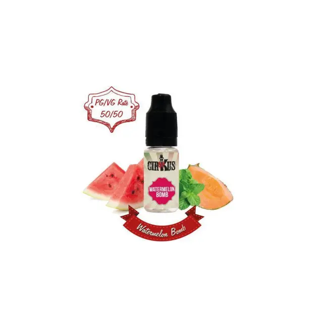 VDLV Authentic Cirkus Watermelon Bomb 12mg 10ml Υγρό Αναπλήρωσης