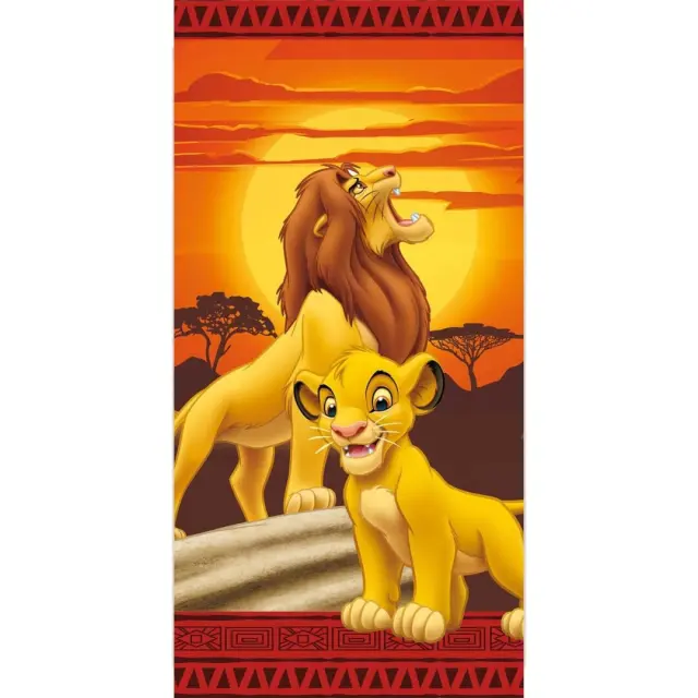 Πετσέτα θαλάσσης BEACH TOWEL LION KING 100% Cotton 70x140cm AYM-004RL-BT